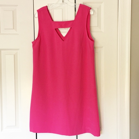 Banana Republic Dresses & Skirts - Banana Republic bright pink dress with cutout
